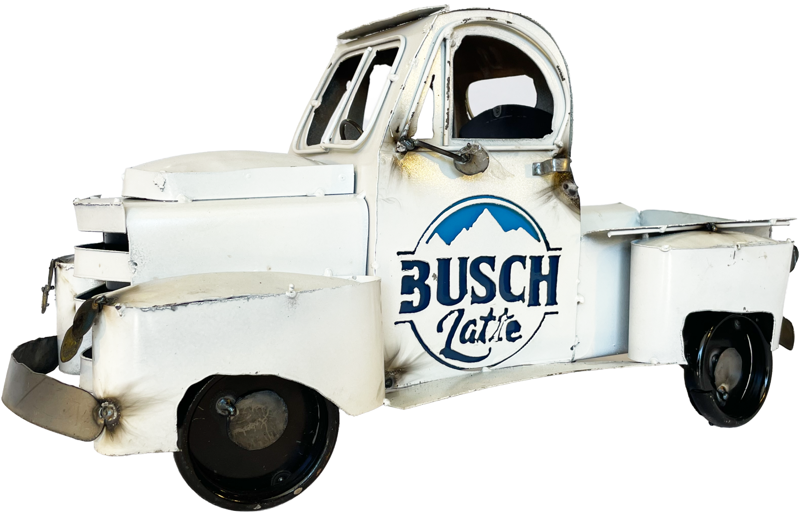 Busch Latte Truck metal yard decor