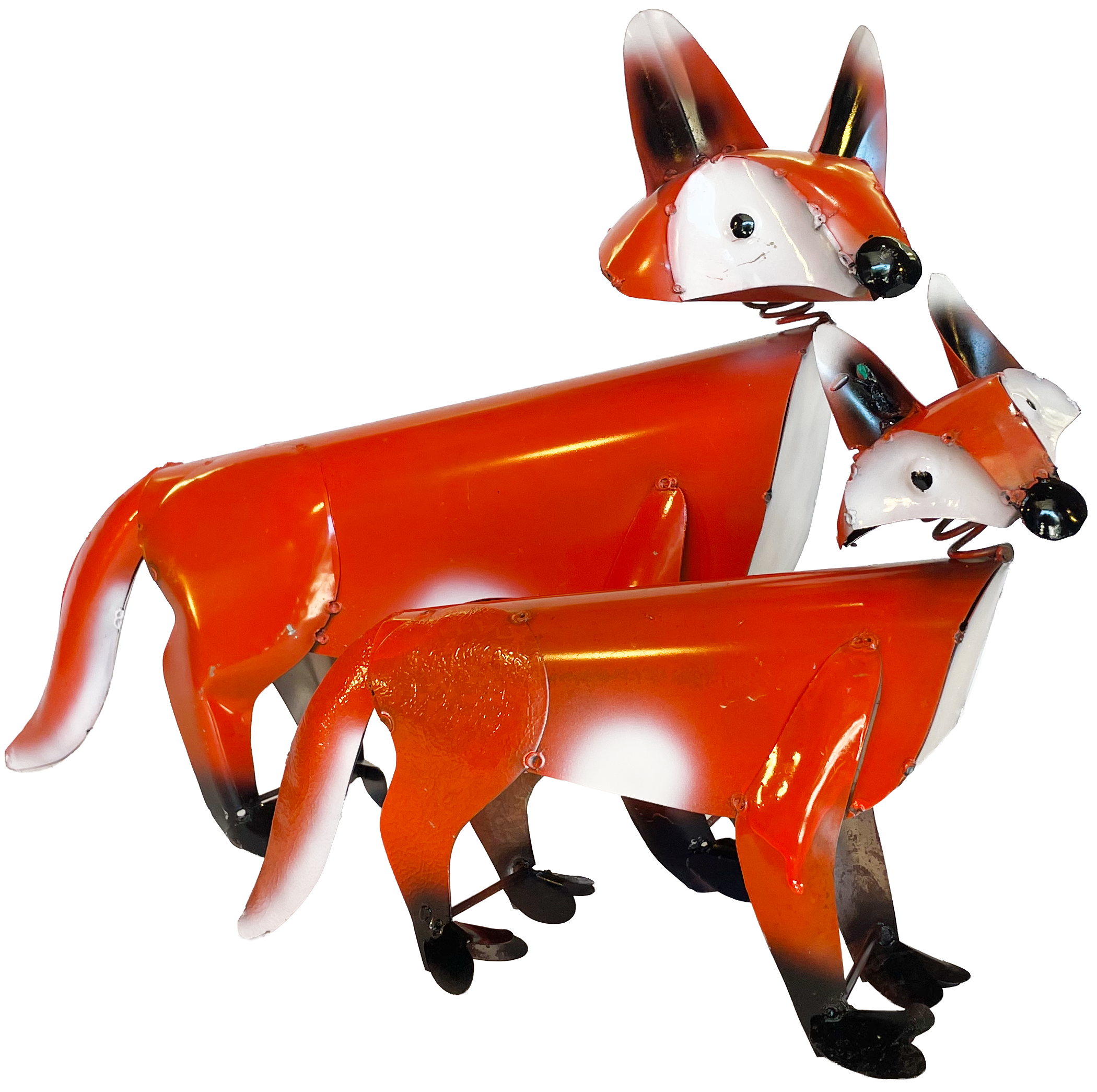Fox metal yard decor