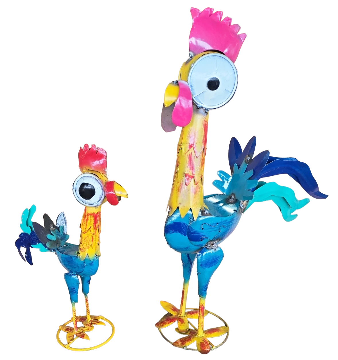 Hei Hei metal yard decor